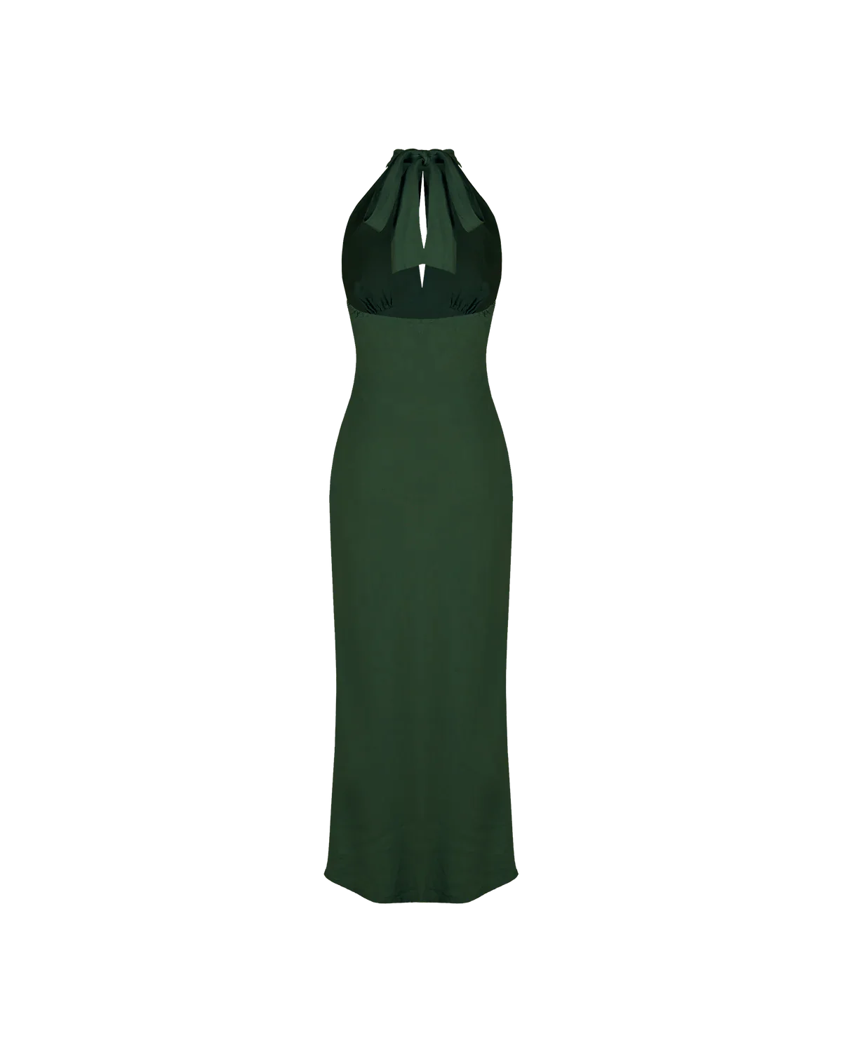 Ruby - Gigi Linen Halter Dress Emerald
