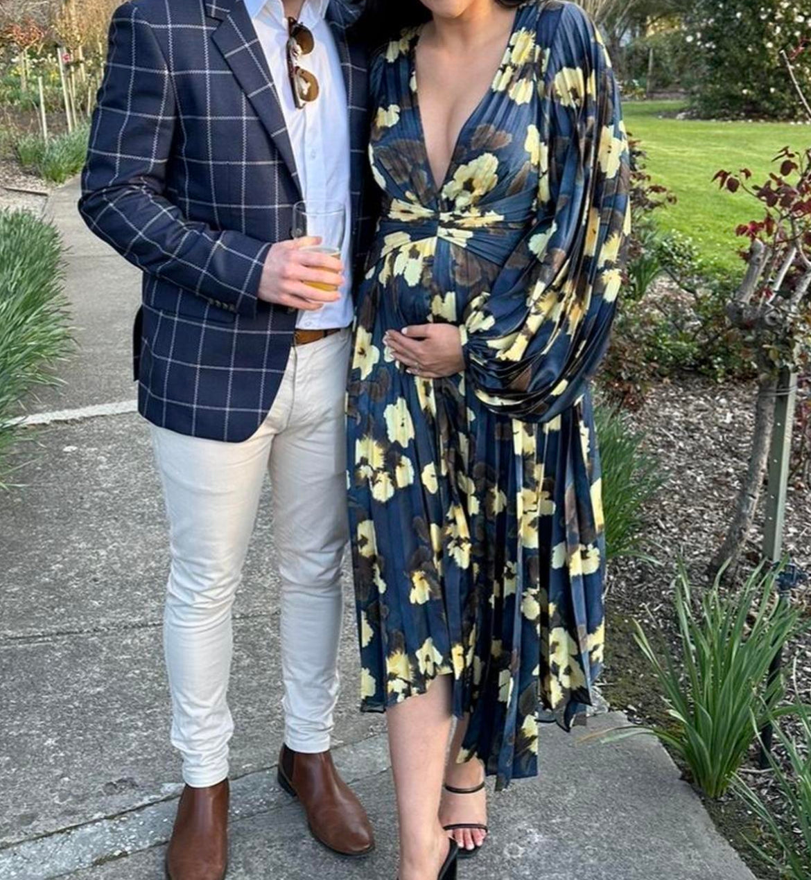 Acler - Palms Dress in Floral Posy