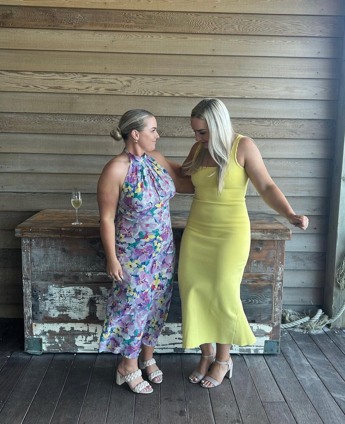 Ruby - Ima Midi Dress in Lemon