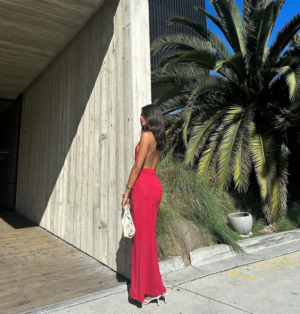 Kookai - Brooklyn Maxi Dress in Scarlet