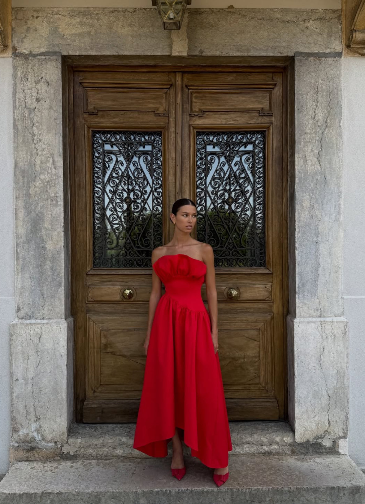 Elliatt - Laurel Sleeveless Maxi Dress in Red
