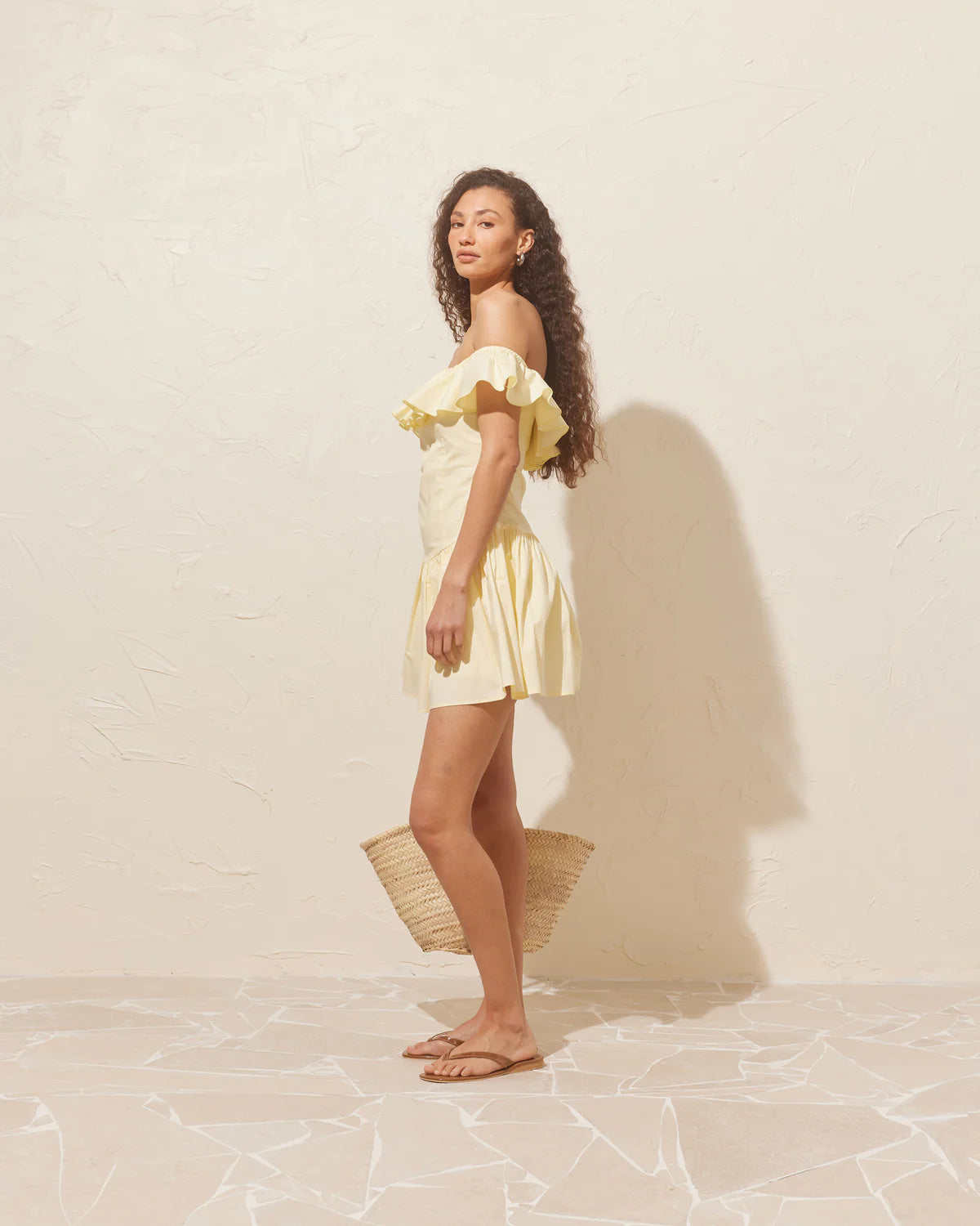 Ruby - Monaco Mini Dress in Butter