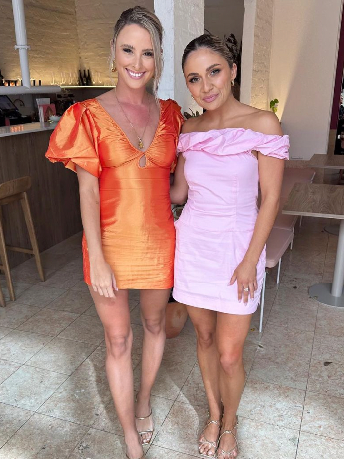 Hansen & Gretel - Melinda Mini Dress in Orange