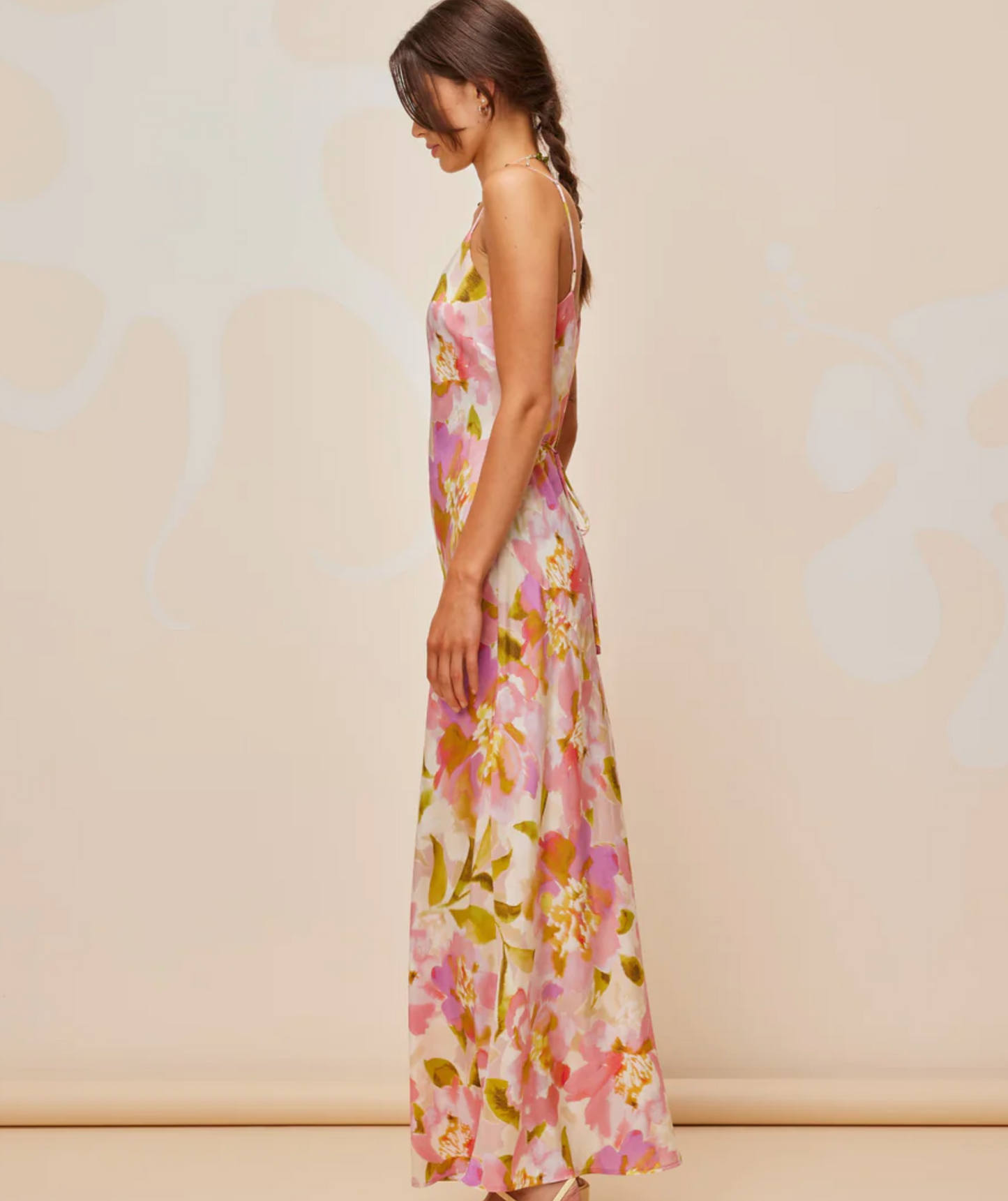 Ruby - Morgan Silk Slip in Ballet Floral
