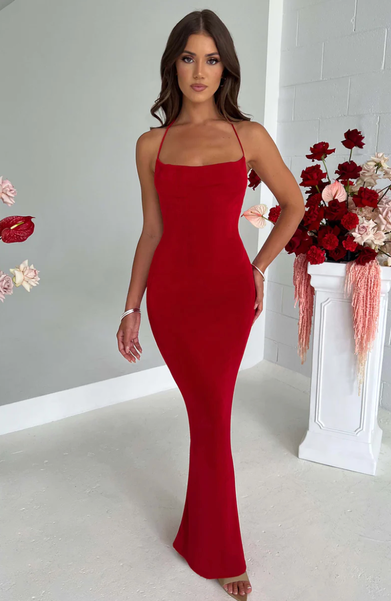 Babyboo - Talisa Maxi Dress in Red