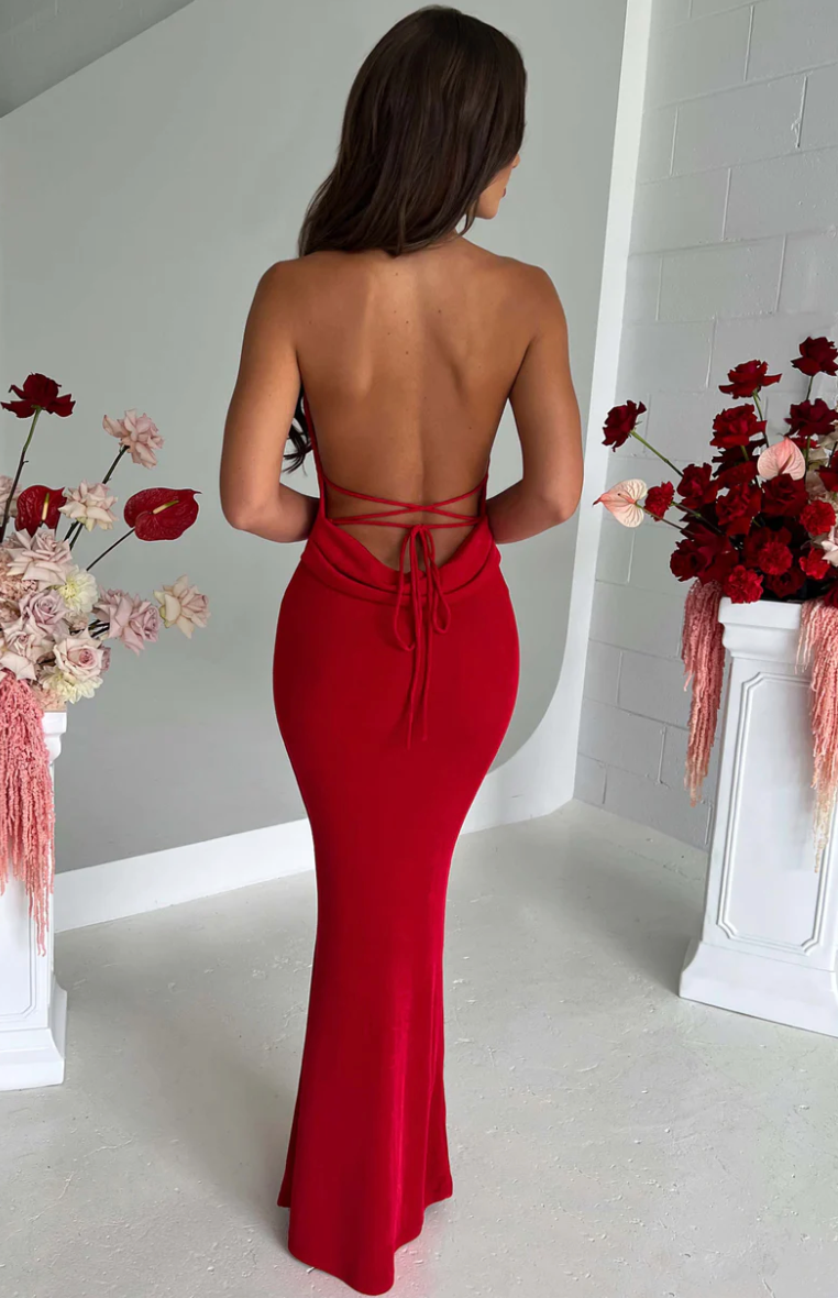 Babyboo - Talisa Maxi Dress in Red rwsb. Babyboo - Talisa Maxi Dress in Red rwsb.