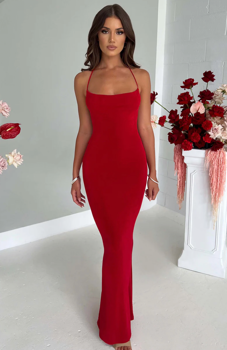 Babyboo - Talisa Maxi Dress in Red
