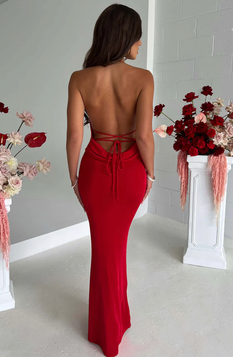 Babyboo - Talisa Maxi Dress in Red