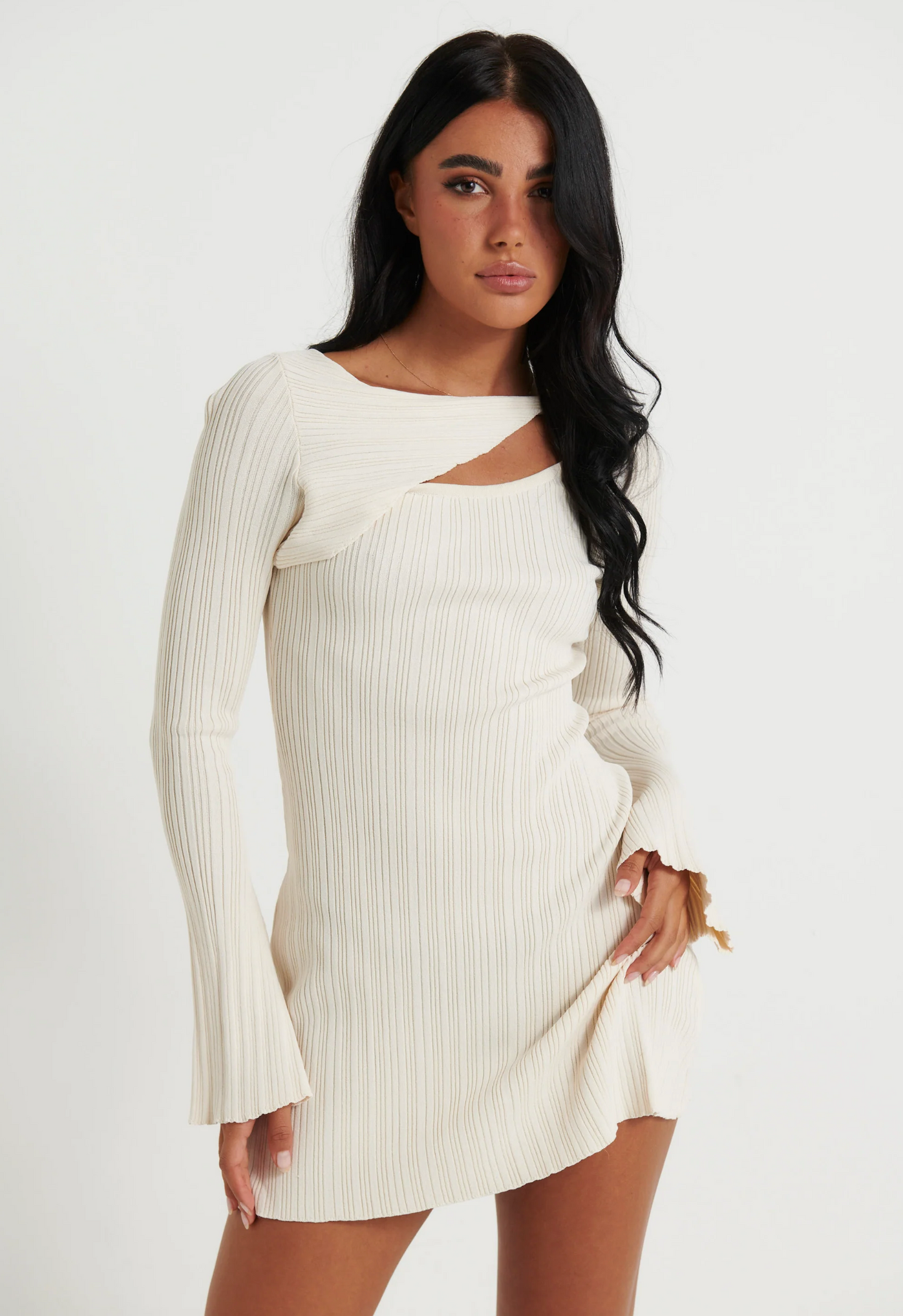 Maven - Mini Dress in Cream