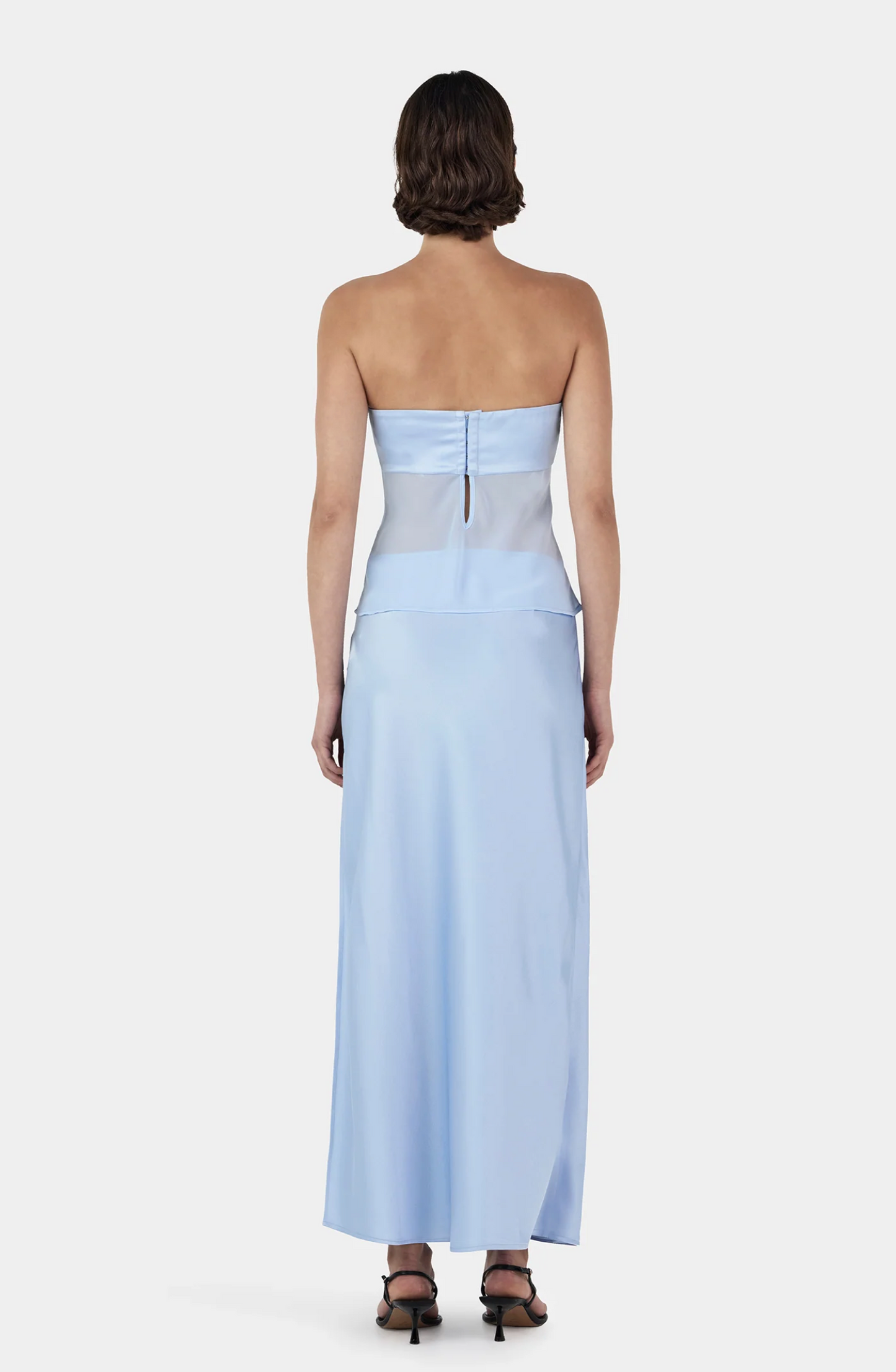 Ownley - Patrice Top & Ricky Midi Skirt Set in Baby Blue