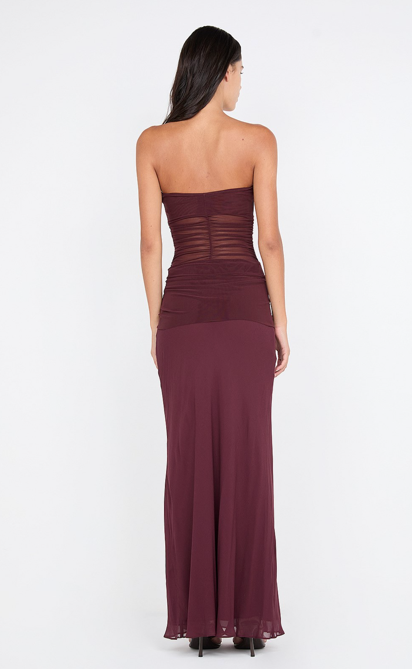 Bec and Bridge - Noemi Strapless Maxi in Plum