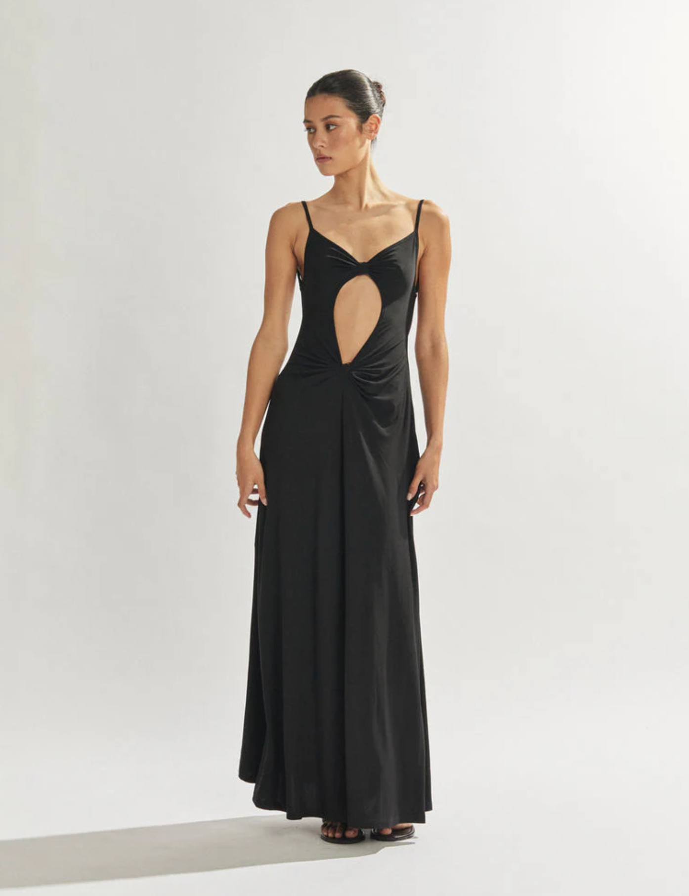 One Mile - Sammy Maxi Dress in Black