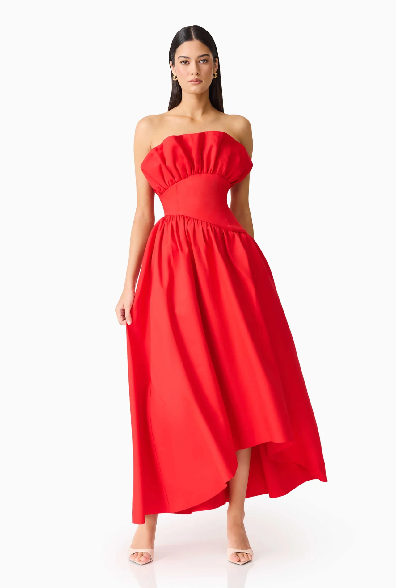Elliatt - Laurel Sleeveless Maxi Dress in Red