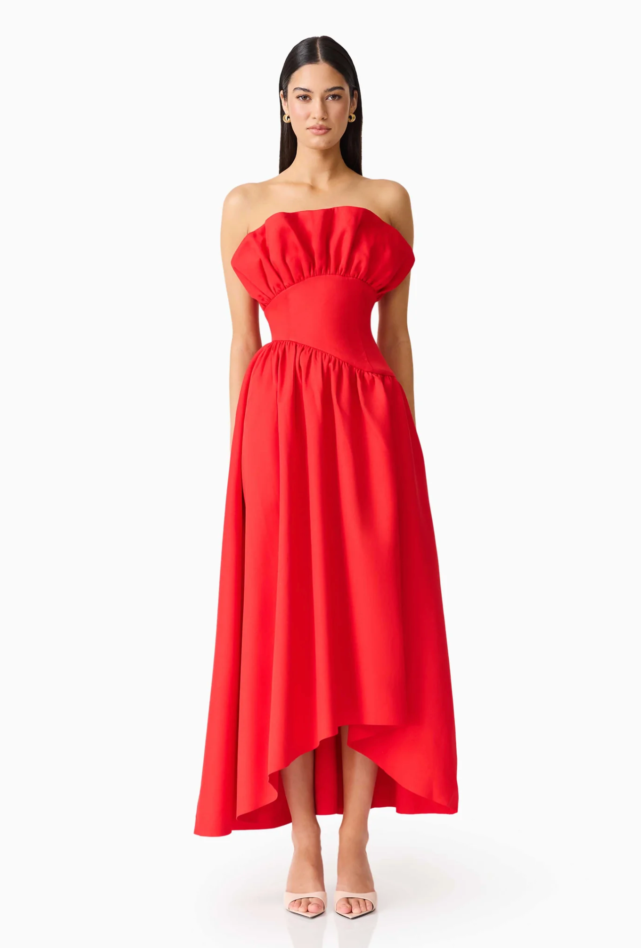 Elliatt - Laurel Sleeveless Maxi Dress in Red