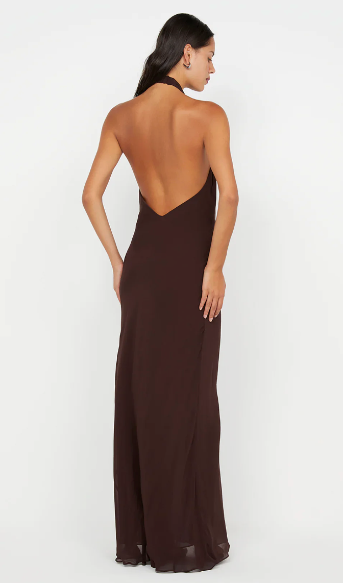Bec and Bridge - Soneva Wrap Dress in Chocolate