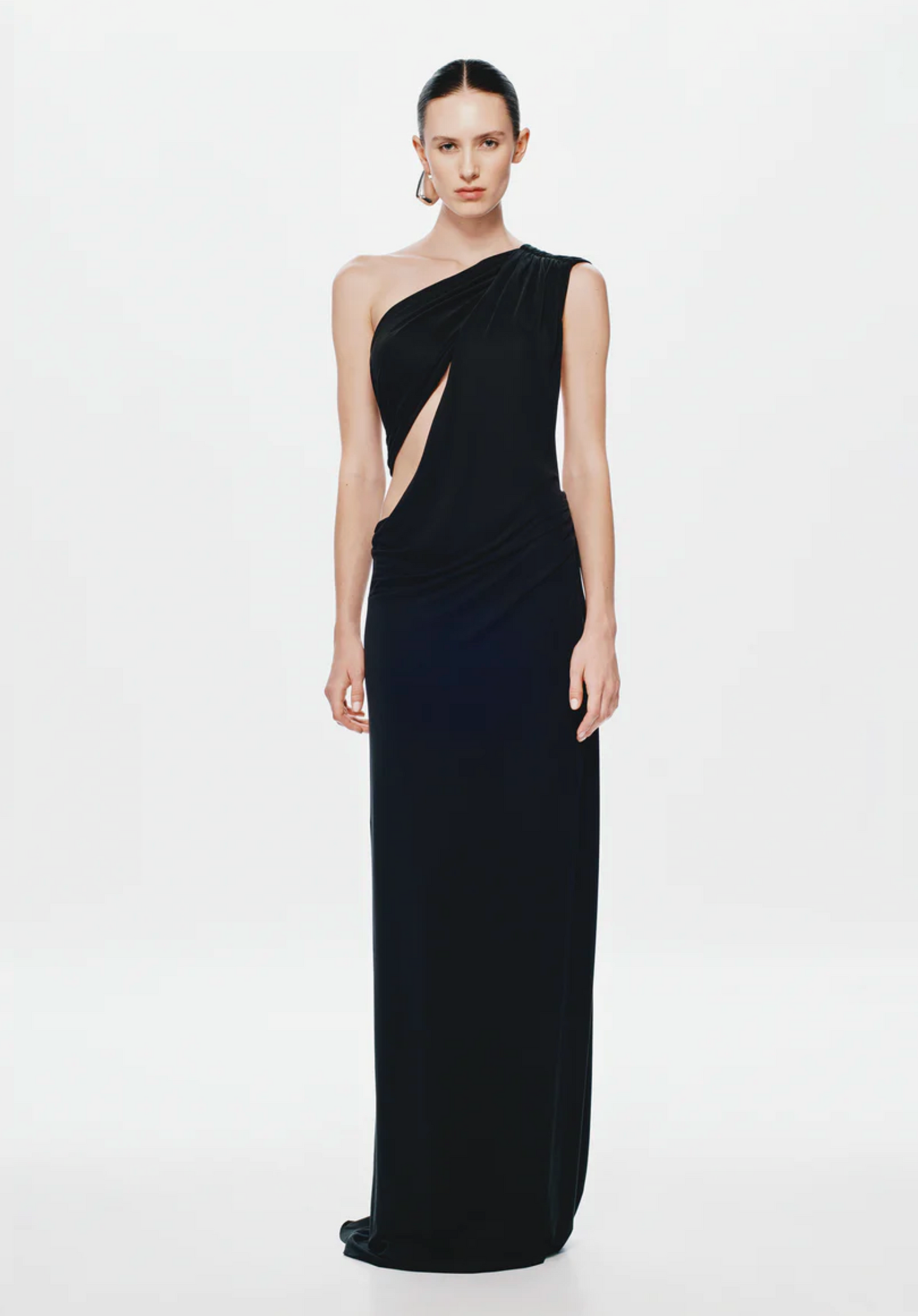 Misha - The Solstice Maxi Dress in Black