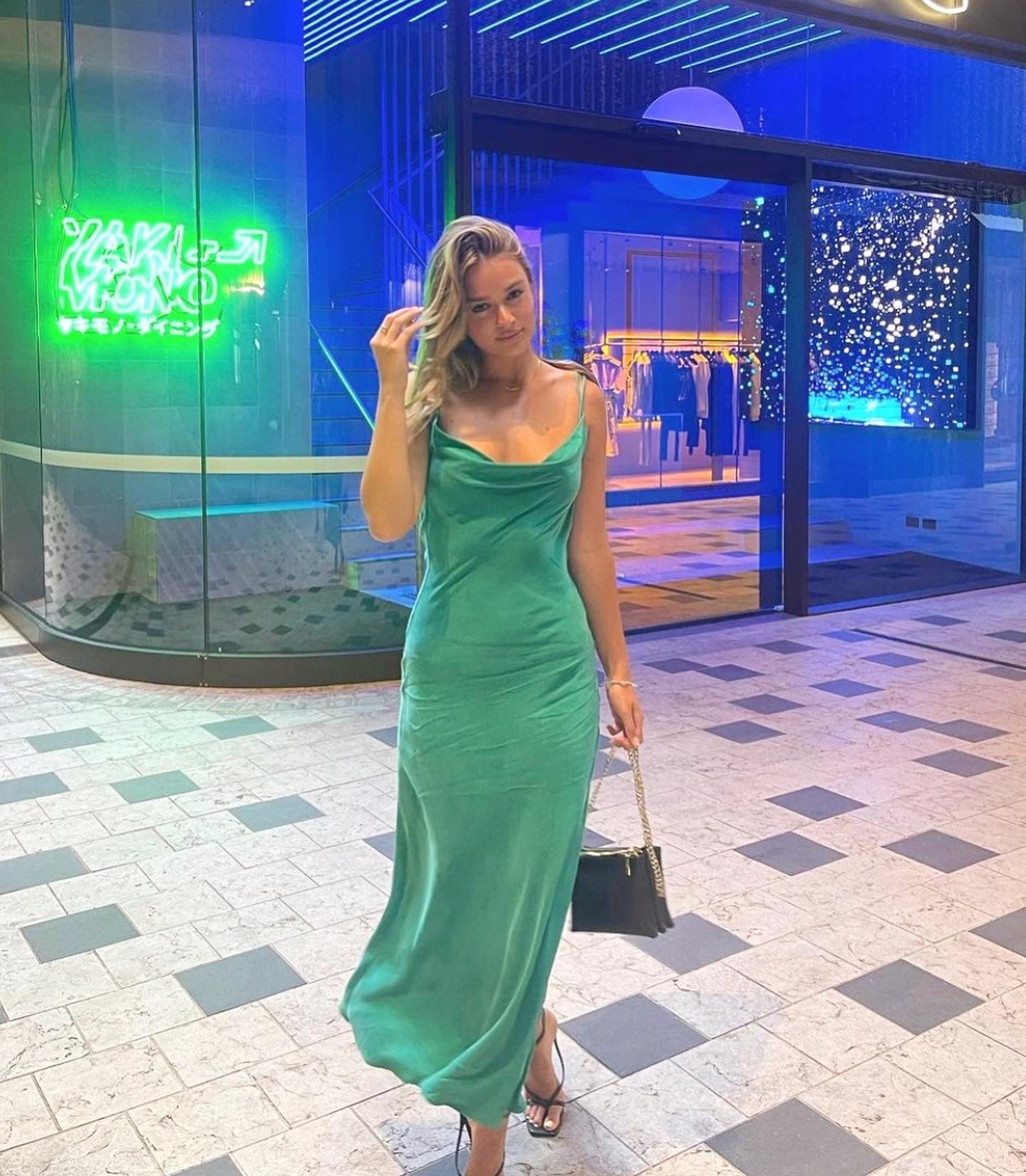 Rat and Boa - Ophelia Dress Green