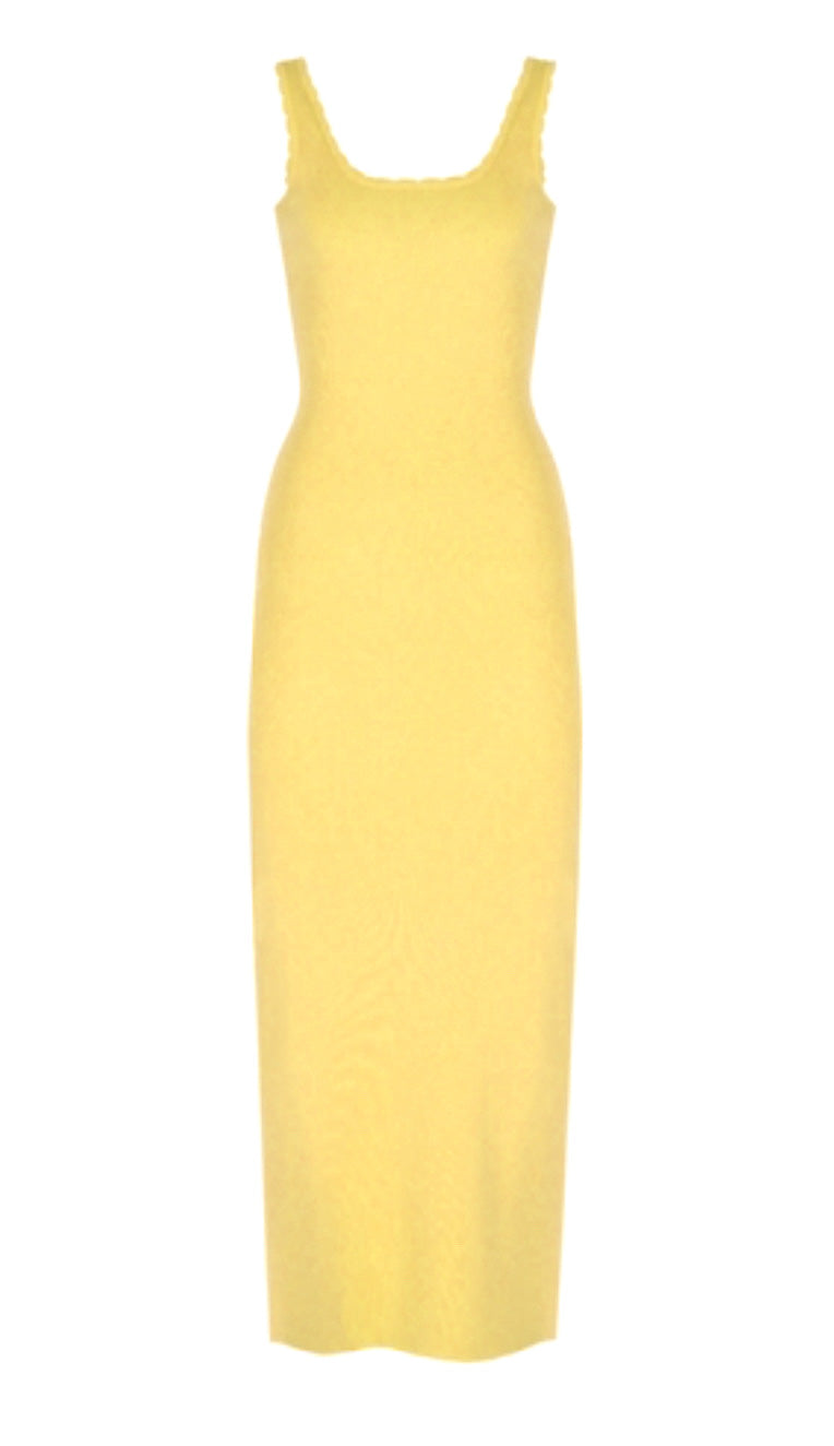 Ruby - Ima Midi Dress in Lemon
