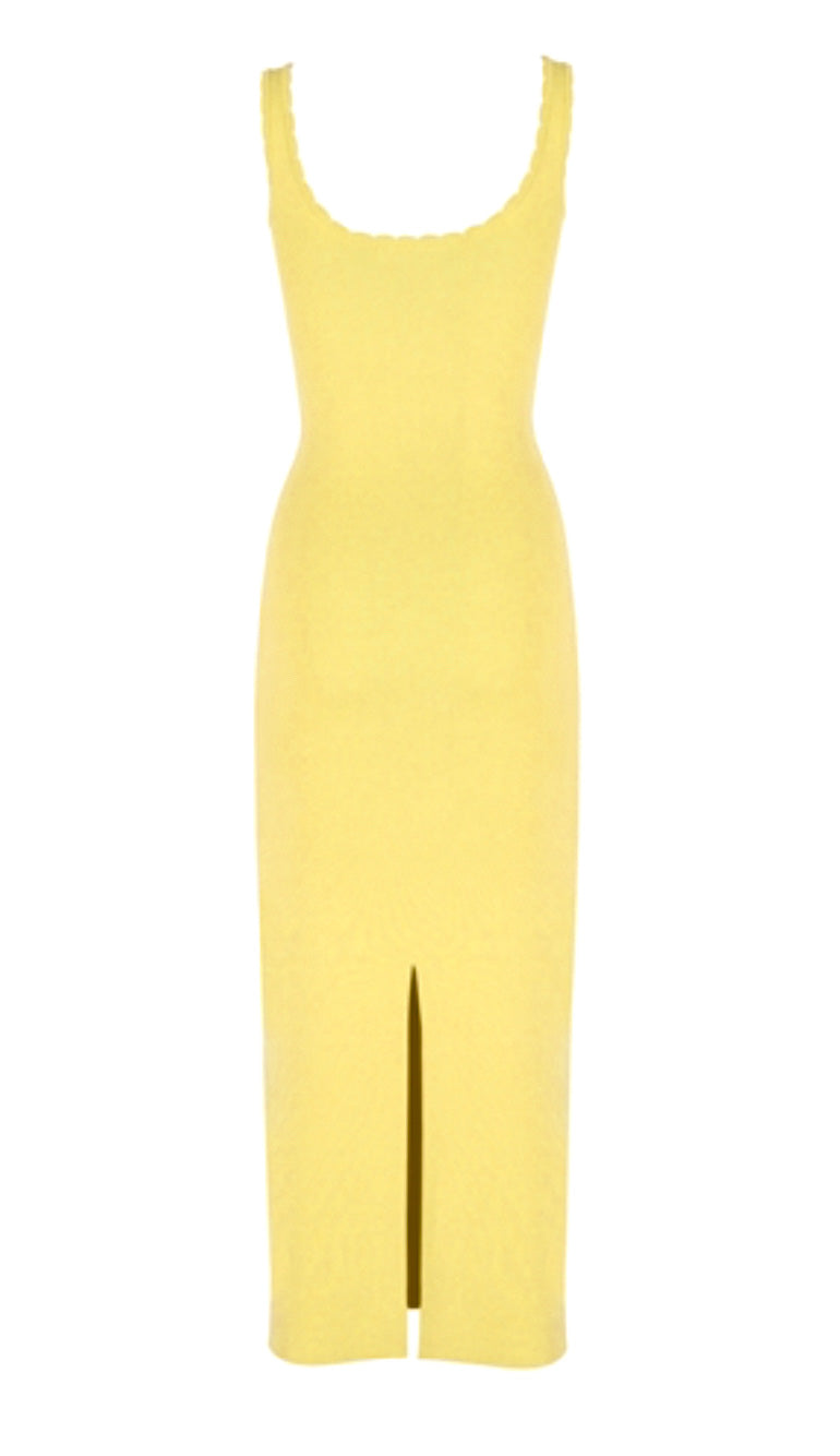 Ruby - Ima Midi Dress in Lemon