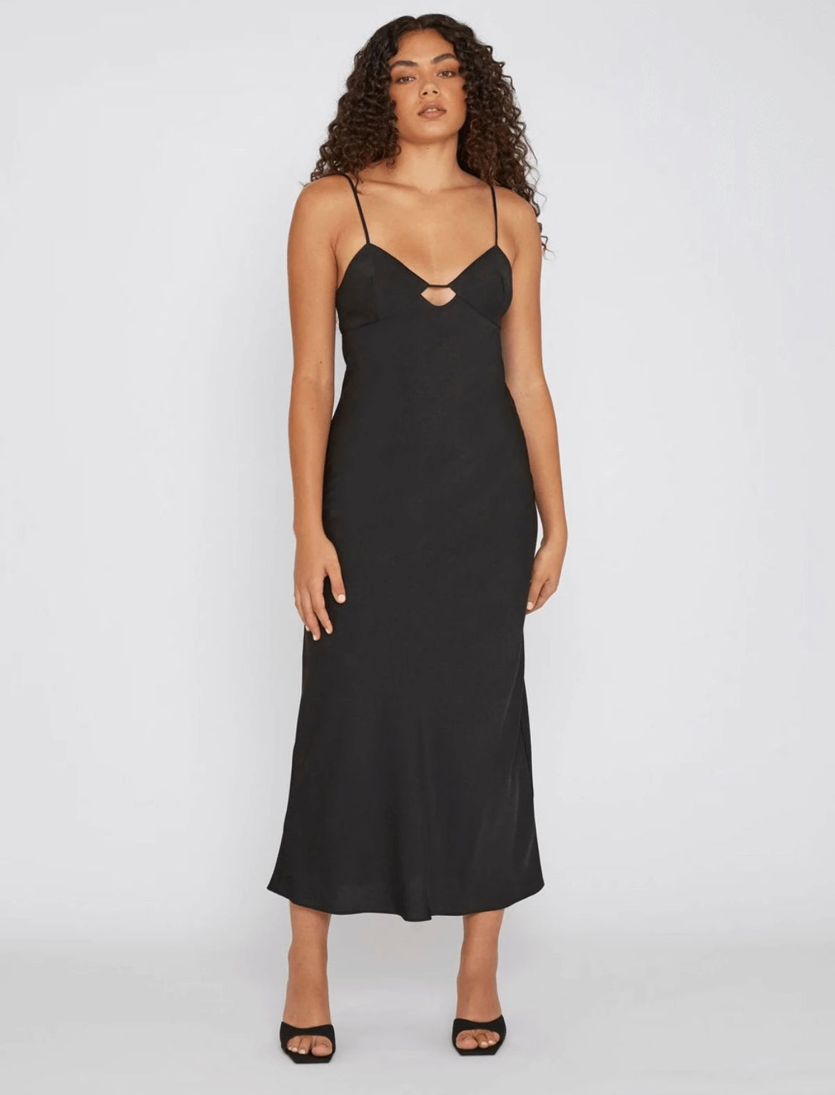 By Johnny - Orchid Slip Dress in Black
