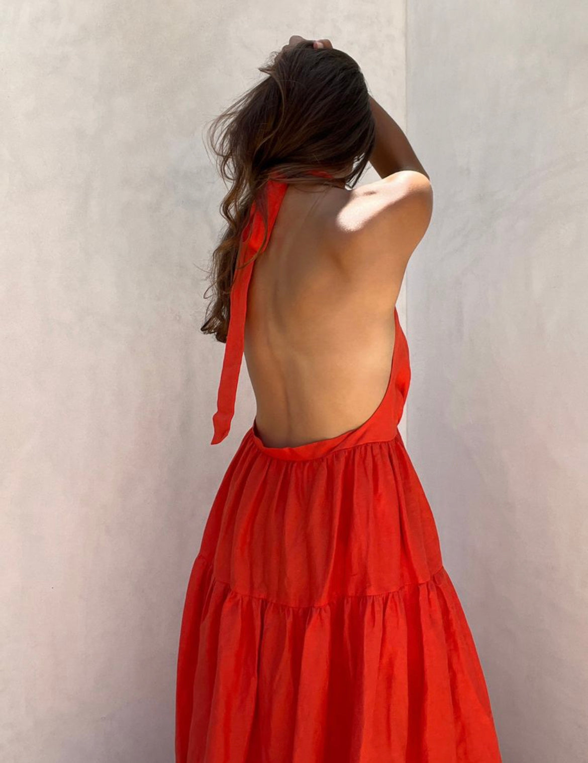 Caitlin Crisp - Forever and Always Dress in Tango Linen
