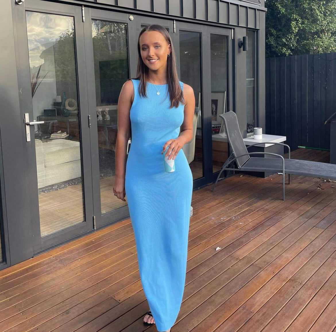 Bec and Bridge - Sorbet Summer Midi Azure Blue