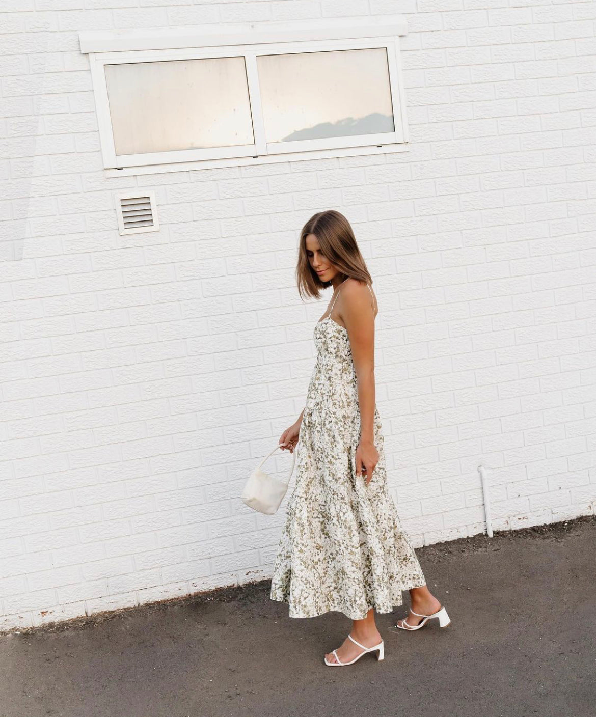 Shona Joy - Suzette Linen Tiered Midi Dress