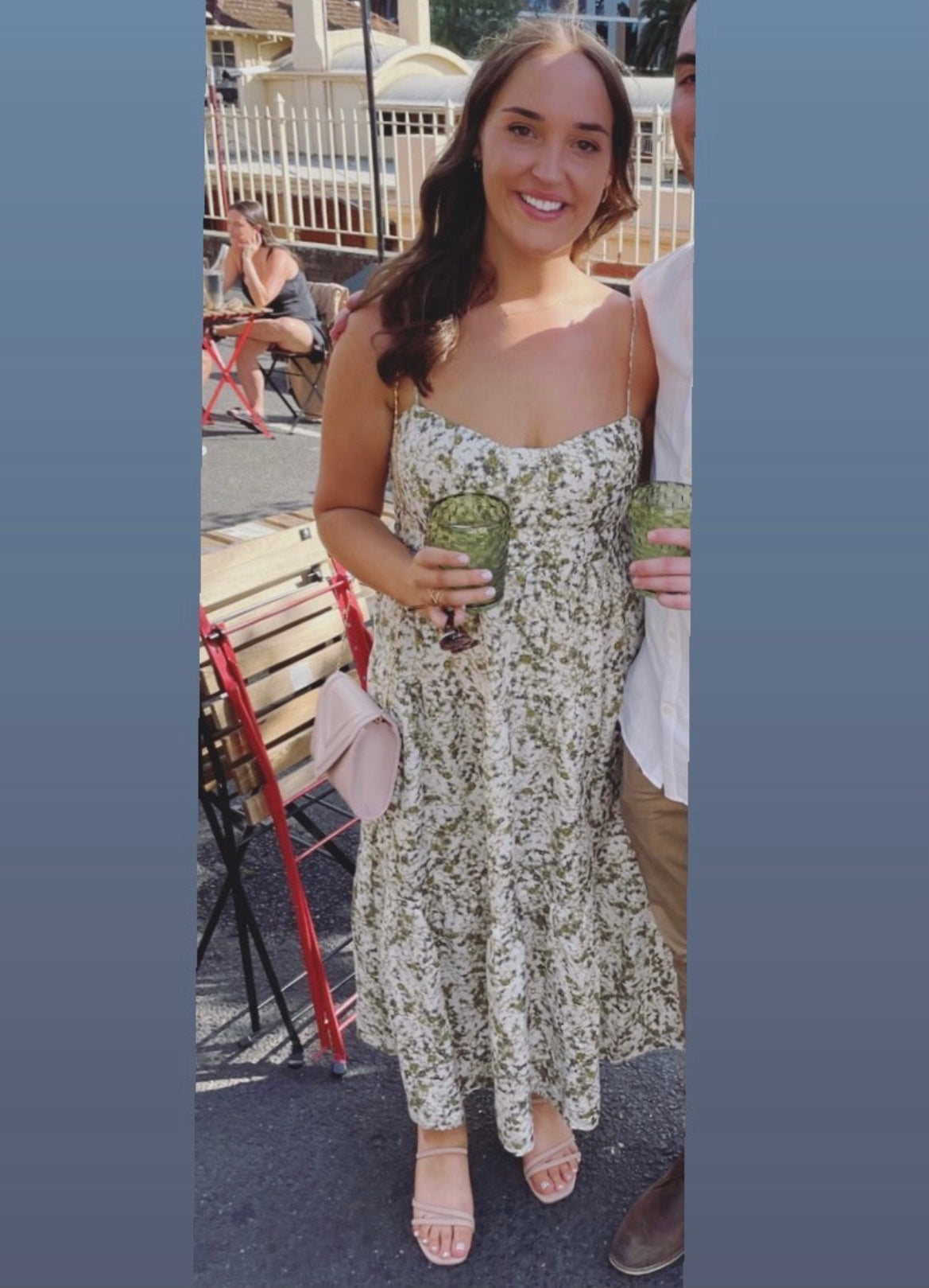 Shona Joy - Suzette Linen Tiered Midi Dress