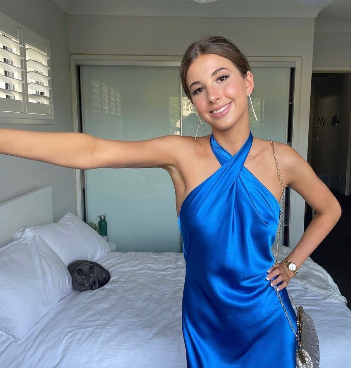 YLD Design - Crossover Maxi in Blue