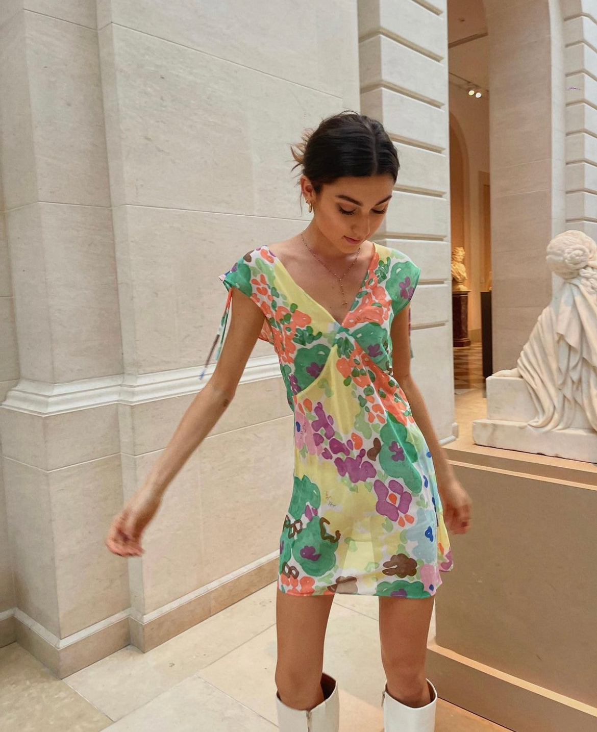 With Jean - Lani dress in Water Babies