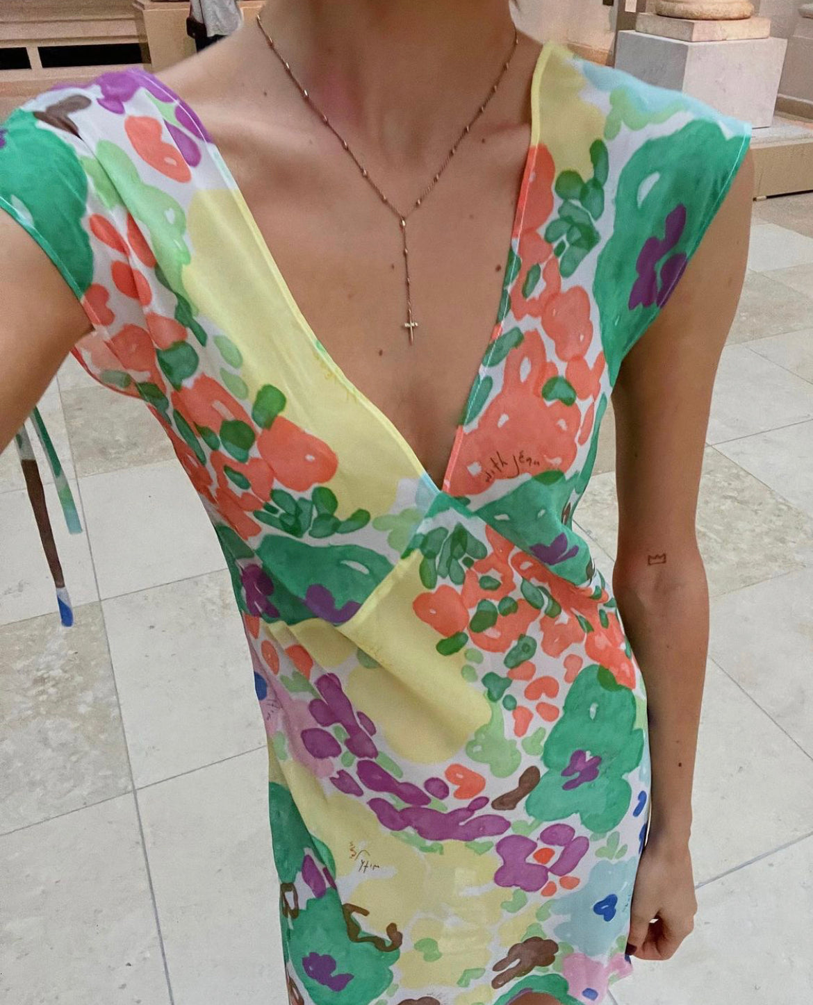 With Jean - Lani dress in Water Babies