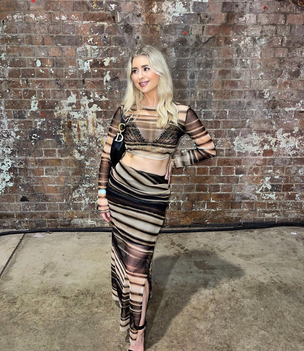 Bec and Bridge - Watercolour Crop Top & Maxi Skirt
