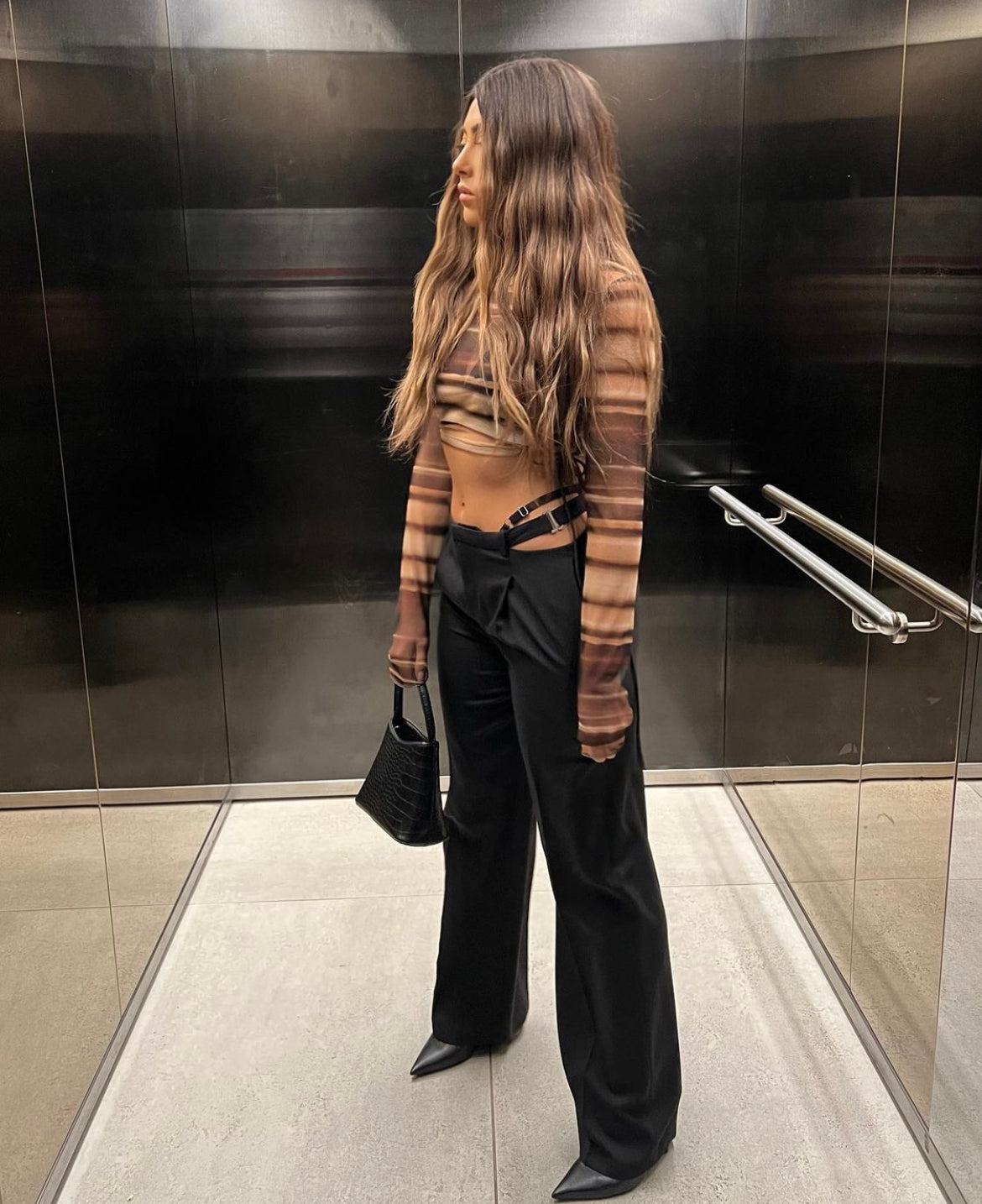 Bec and Bridge - Watercolour Crop Top & Maxi Skirt