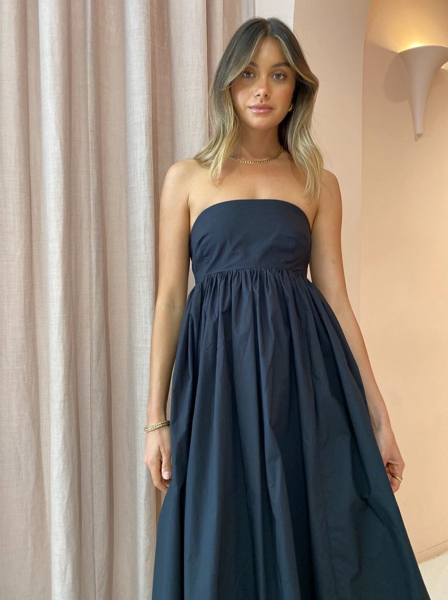 Steele - Cayman Dress in Black Pearl