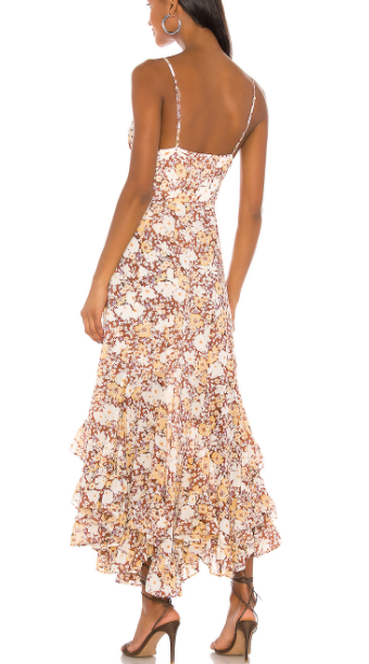 Shona Joy - Dixie Tie Front Godet Midi Dress