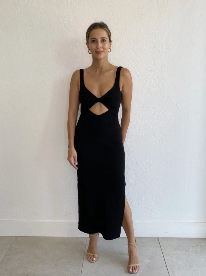 Bec and Bridge - Joelle Midi Dress in Black