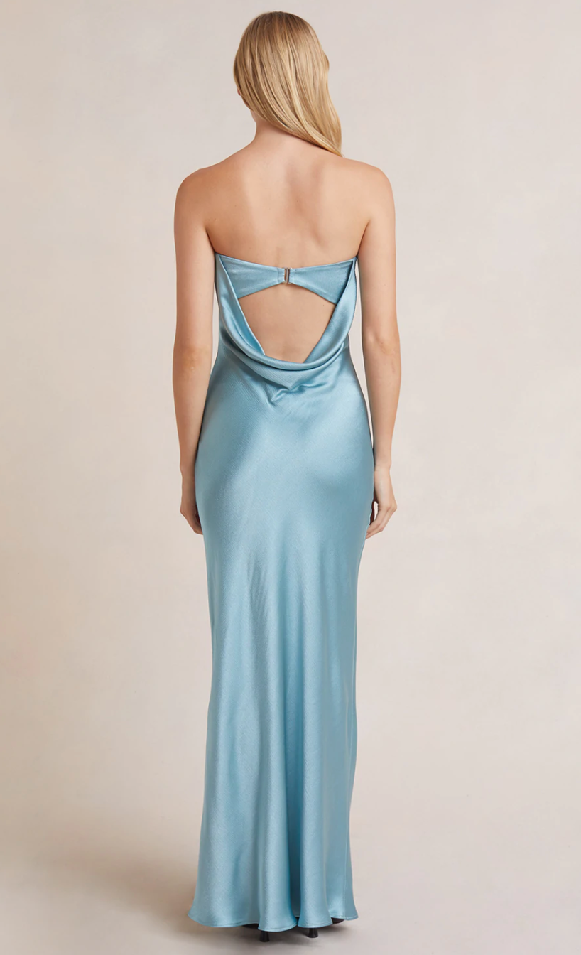 Bec and Bridge - Moon Dance Strapless Dress in Sea Spray
