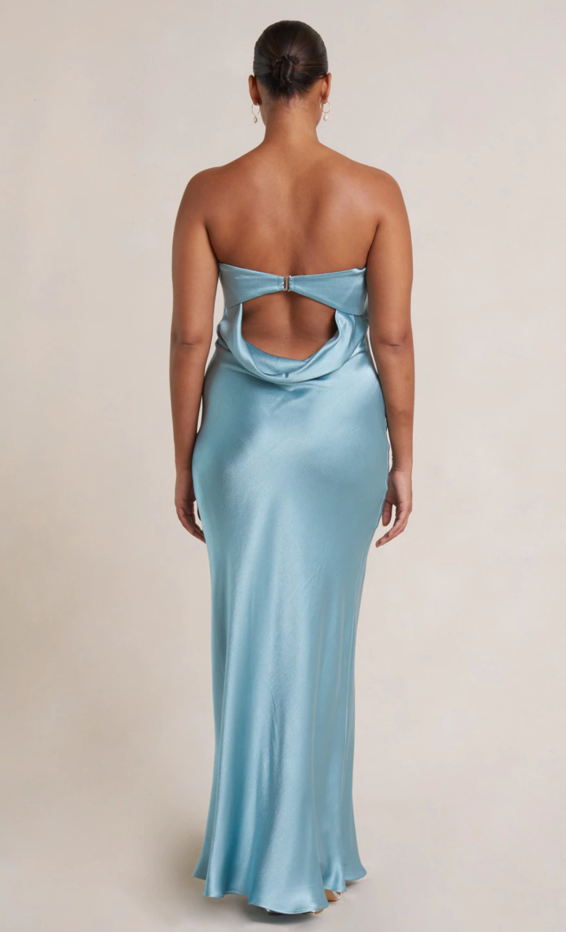 Bec and Bridge - Moon Dance Strapless Dress in Sea Spray