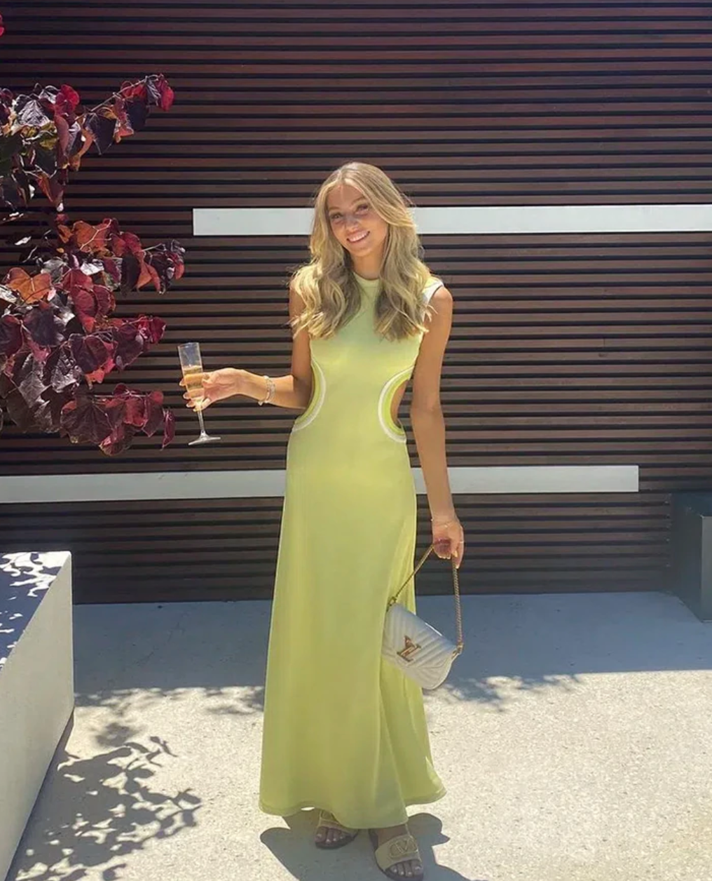 Christopher Esber - Multi Bind Fran Dress in Pistachio