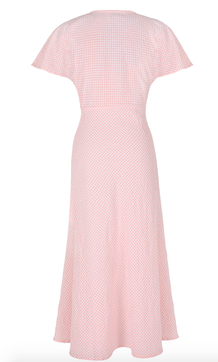 Ruby - Clover Midi Dress in Pink