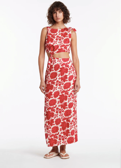 Sir The Label - Cinta Knot Dress in Valentina Floral