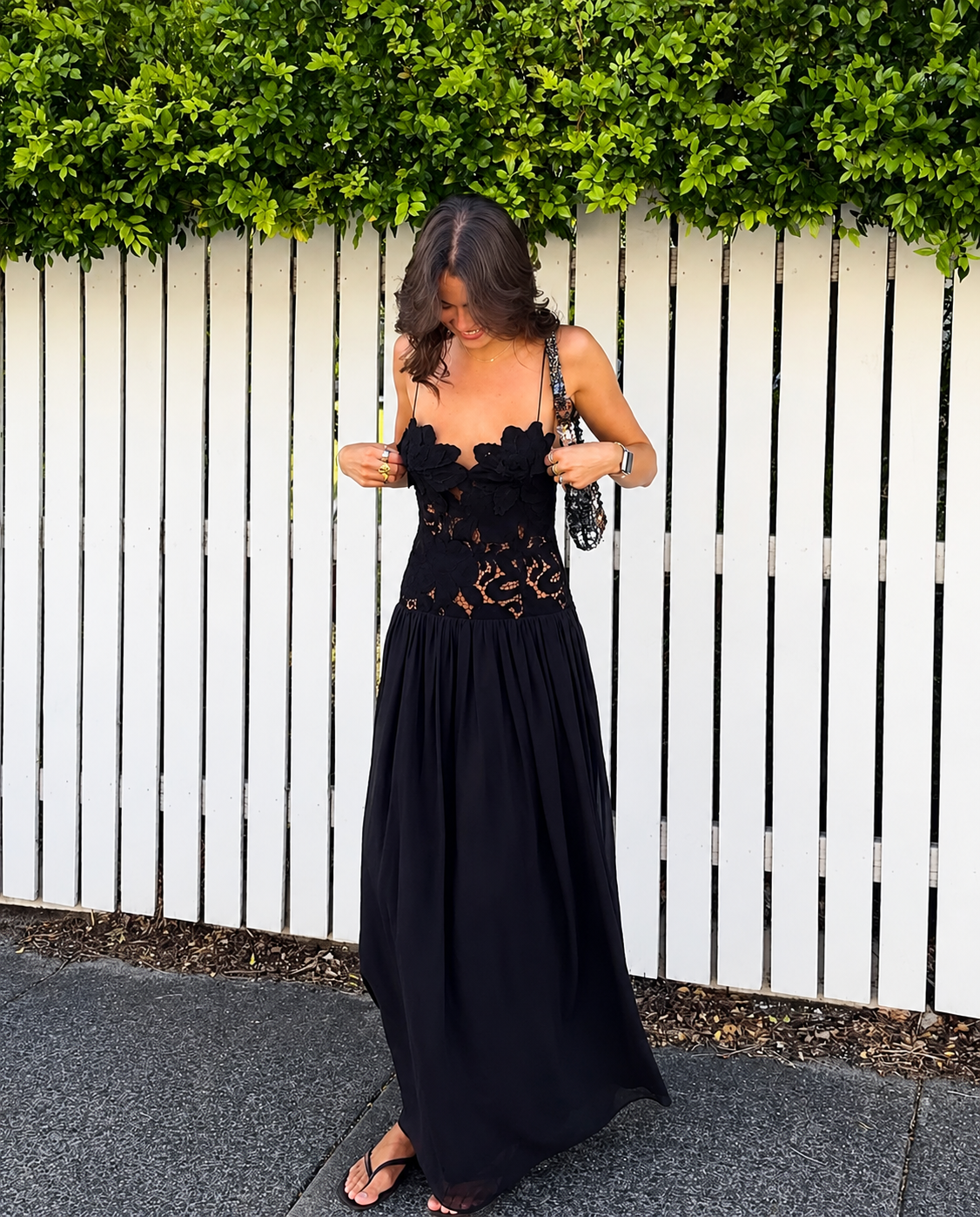 Hansen and Gretel - Stephanie Maxi Dress in Black