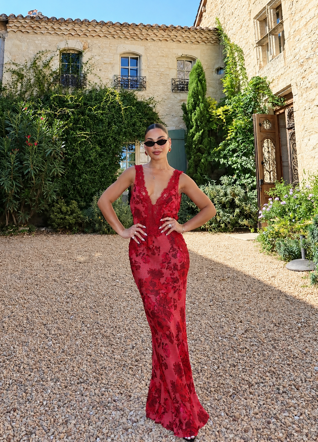 Bydee - Juliette Maxi Dress in Rosé