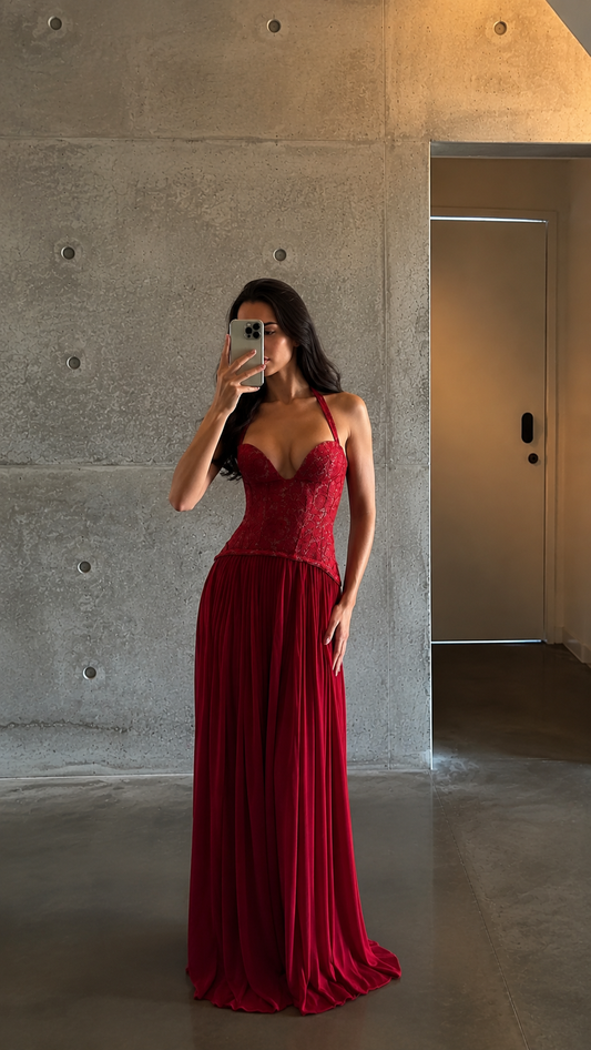 Fenity - Gaia Gown in Red