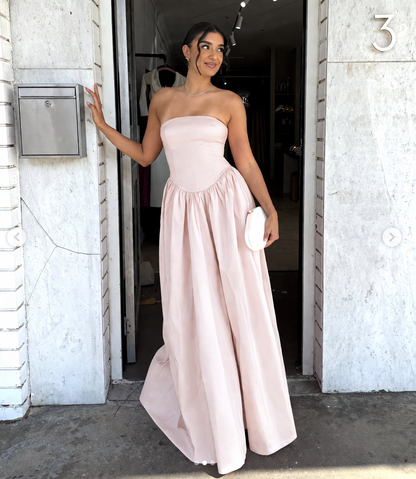 Hansen & Gretel - Audrey Gown in Soft Pink