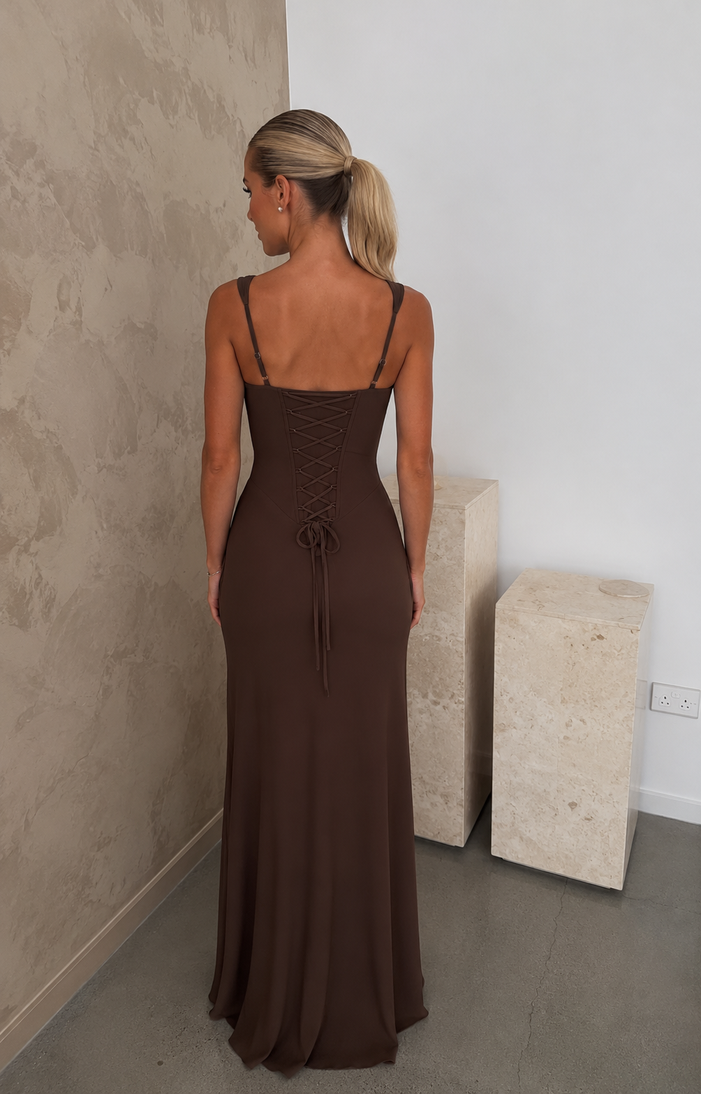 RWSB Custom - Chocolate Corset Dress