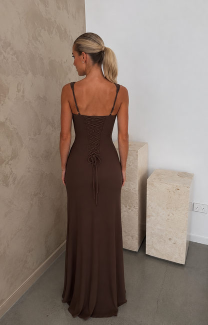 RWSB Custom - Chocolate Corset Dress