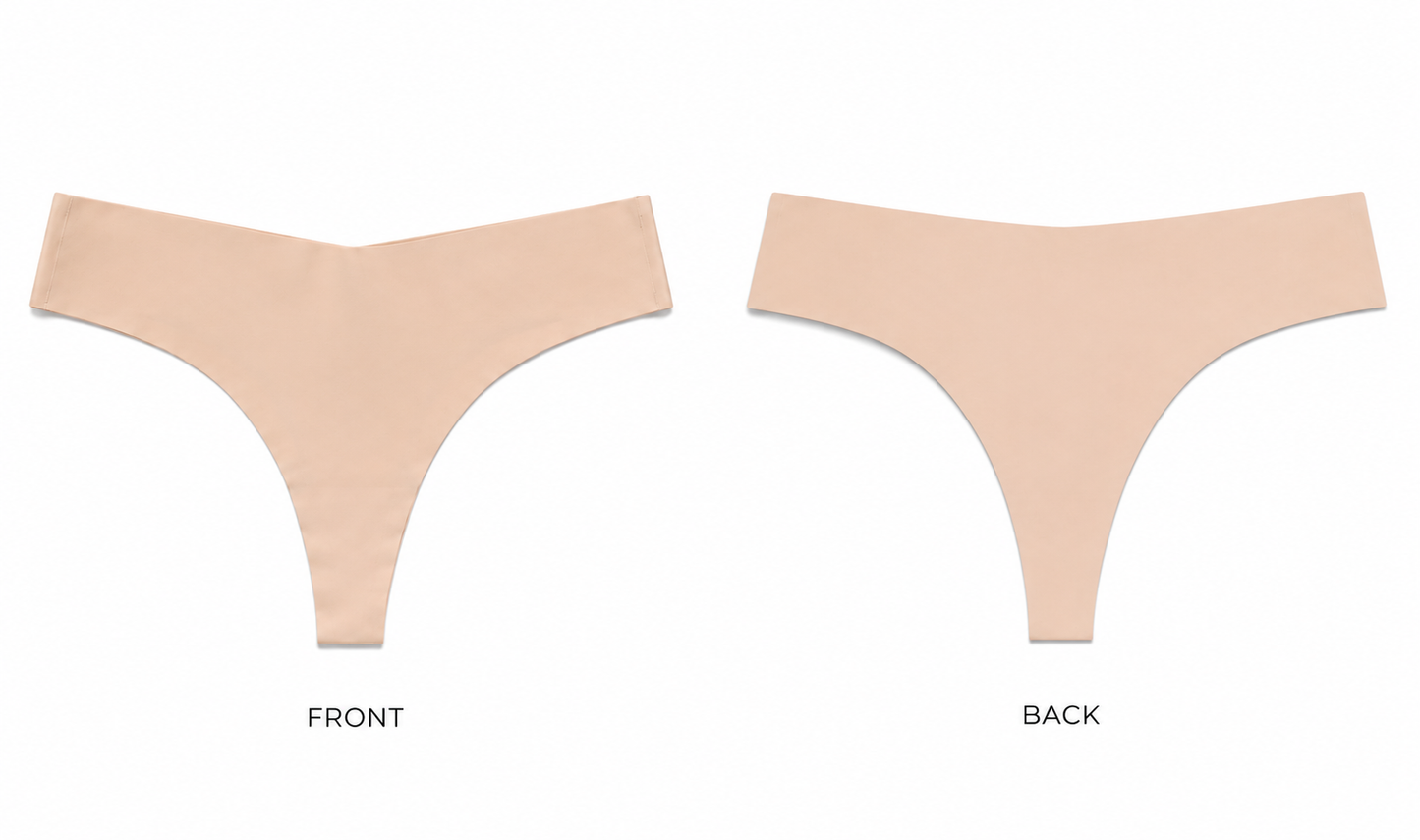 RWSB - Nude Seamless Underwear - 2 Pack