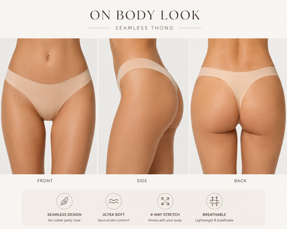 RWSB - Nude Seamless Underwear - 2 Pack