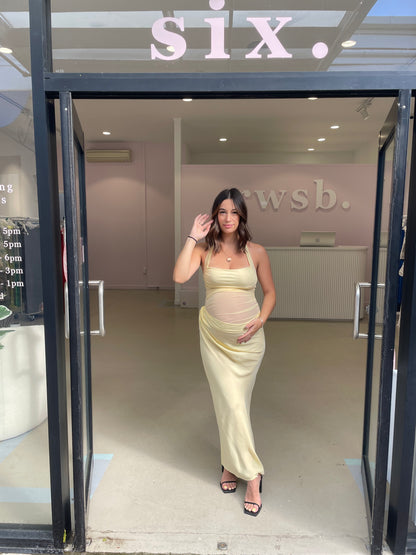 Benni - Gina Halter Dress Black